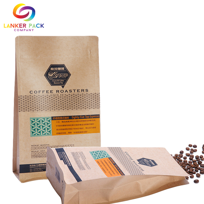 Papier kraft fait sur commande écologique pour l'emballage de café