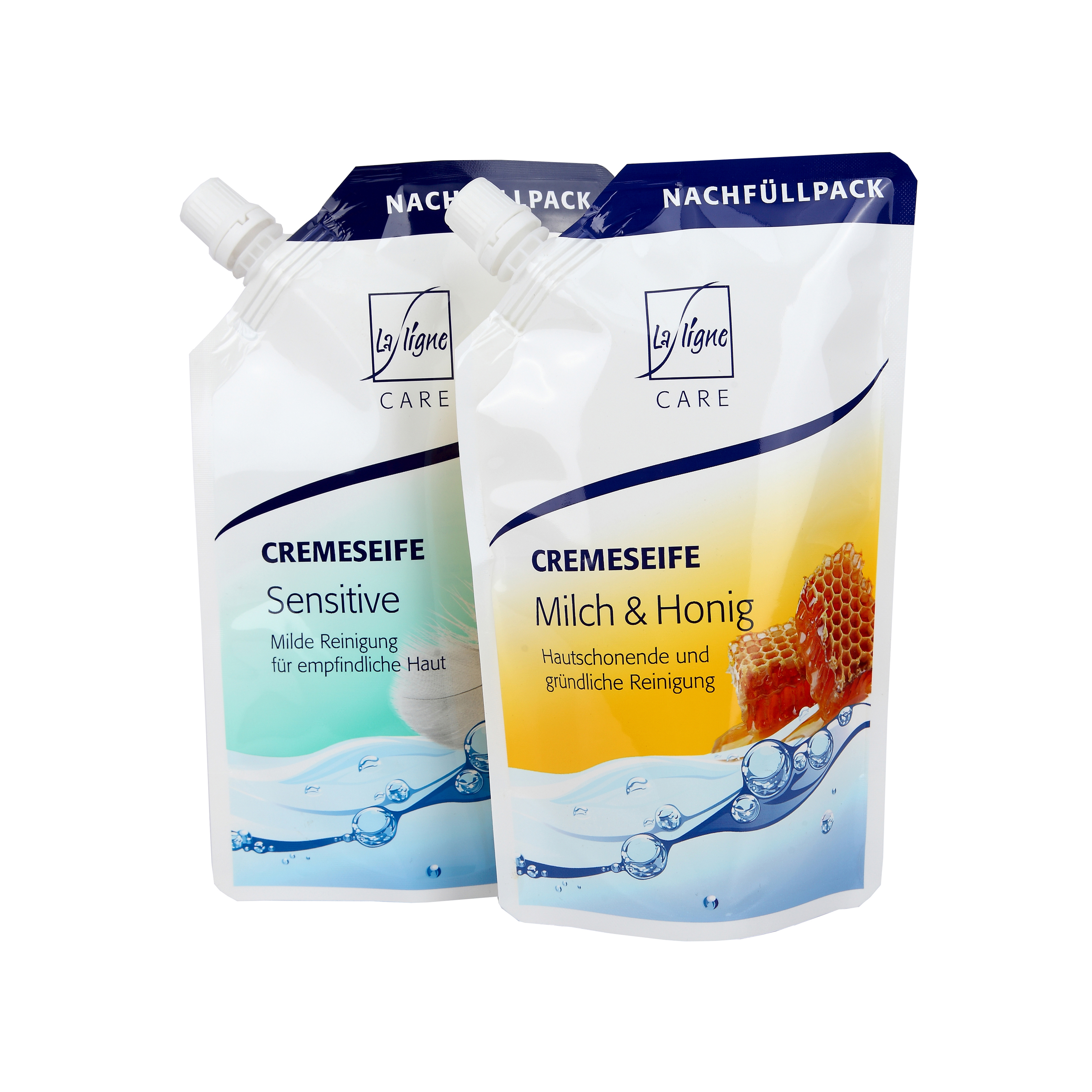 Tenez le sac de savon liquide de liquide de lavage en plastique de bec de bec/emballage de détergent à lessive